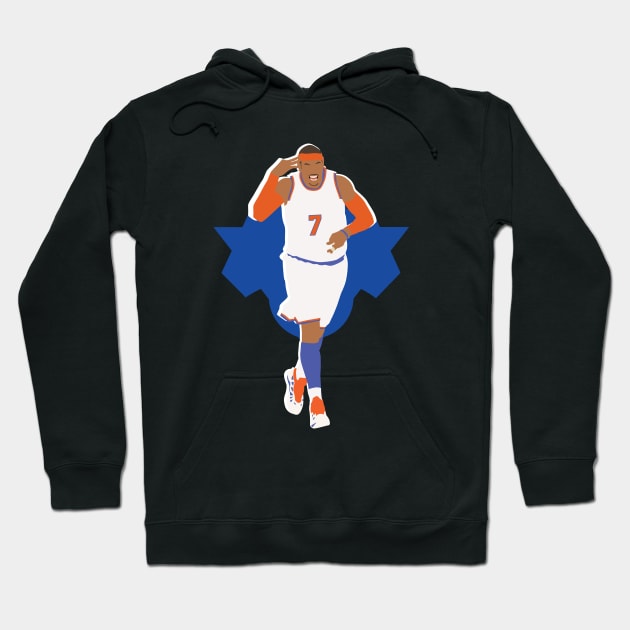 Carmelo Anthony "3 to the Dome" N.Y Knicks Hoodie by Jackshun